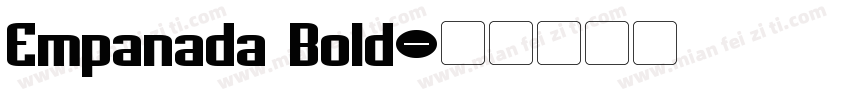 Empanada Bold字体转换